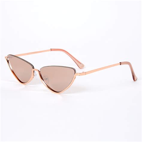 rose gold cat eye sunglasses|rose gold prescription glasses.